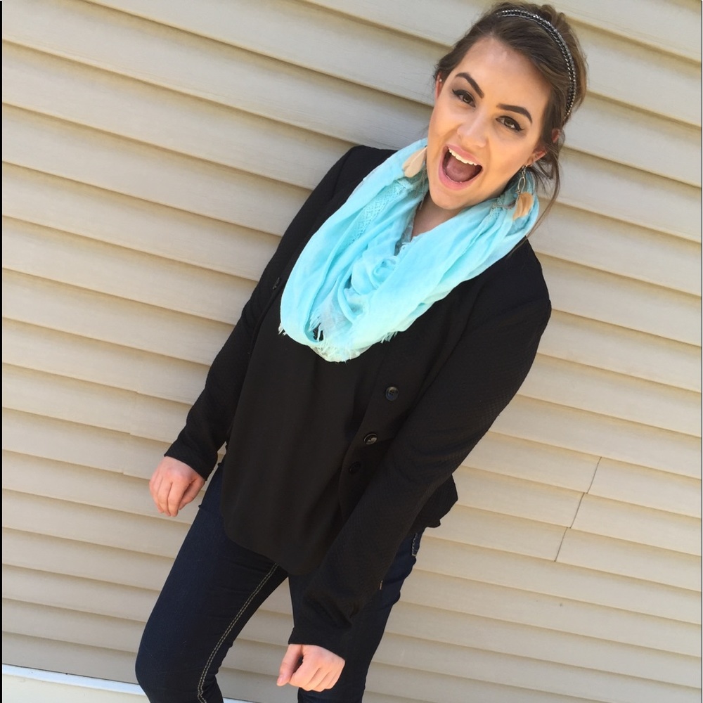 MAURICES 🌸Bright blue Lacey infinity scarf! 💙